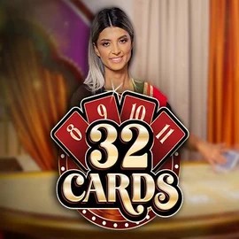 32 Cards slot visual from Ezugi available on paradiseplayscasino.com