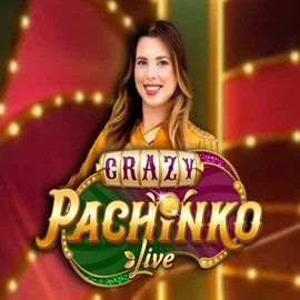 Crazy Pachinko logo – Live Casino by Evolution at Paradise Play Casino