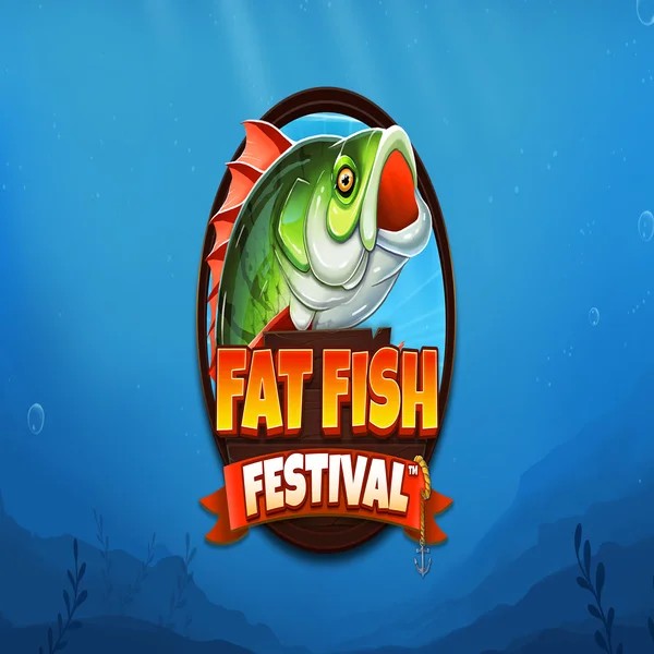 Fat Fish Festival slot logo by Wishbone Games at Paradise Play Casino