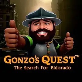 Gonzo's Quest slot logo by NetEnt at Paradise Play CasinoGonzo's Quest