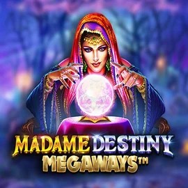 Madame Destiny Megaways logo by Pragmatic Play Paradise Play Casino