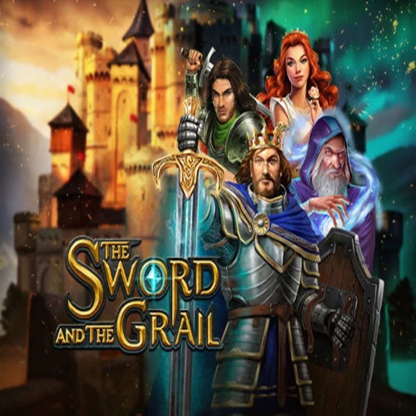 The Sword and the Grail logo – Slots by Play'n GO at Paradise Play Casino