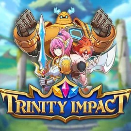 Trinity Impact online game logo by Play'n GO on paradiseplayscasino.com